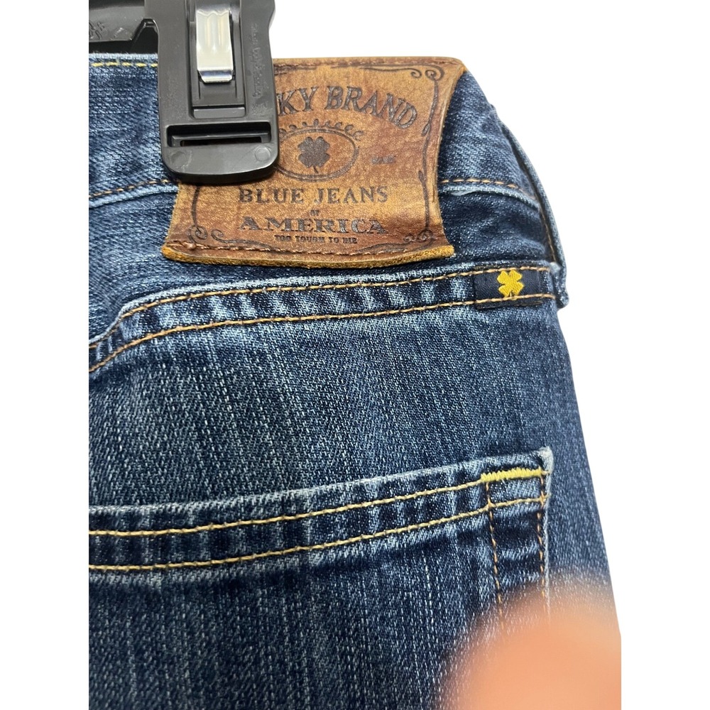 Lucky Brand 361 Vintage Straight Dark Wash Denim Jeans Men's Size‎ 38x30 - Picture 3 of 6